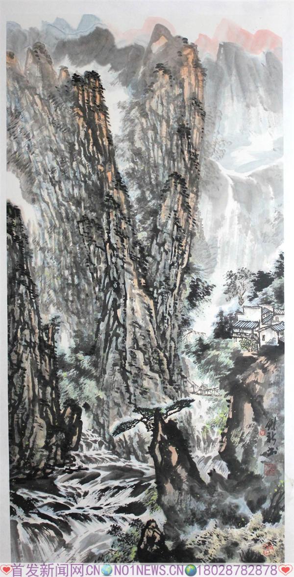 12、曹剑新《深涧清溪》.jpg